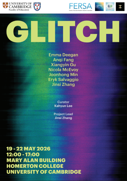 GLITCH exhibition poster